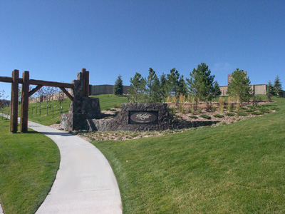Firelight neighborhood entrance