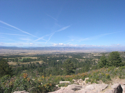 View near Firelight and Highlands Ranch