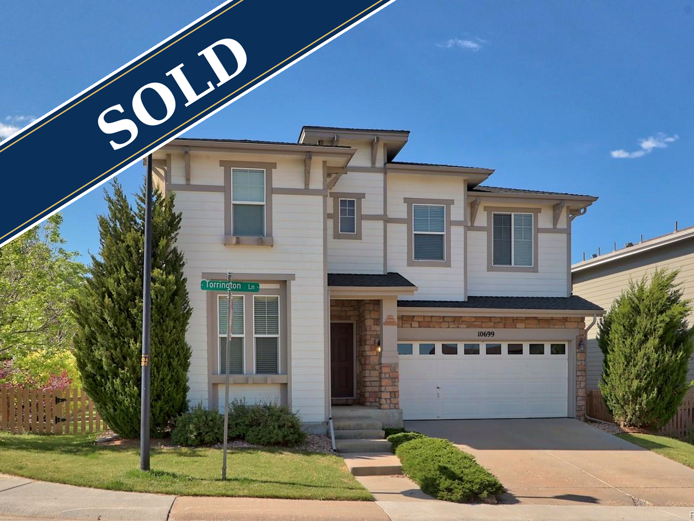 Exterior of 10699 Torrington Ln., Highlands Ranch, CO 80126